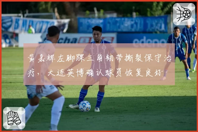 黄嘉辉左脚踝三角韧带撕裂保守治疗，大连英博确认球员恢复良好