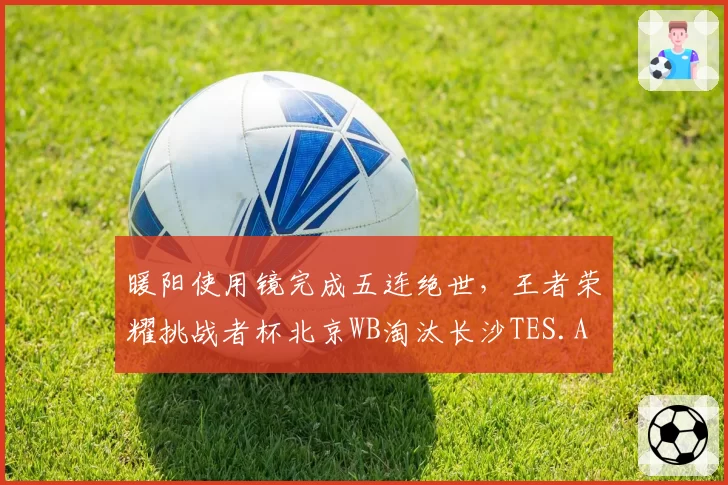 暖阳使用镜完成五连绝世，王者荣耀挑战者杯北京WB淘汰长沙TES.A